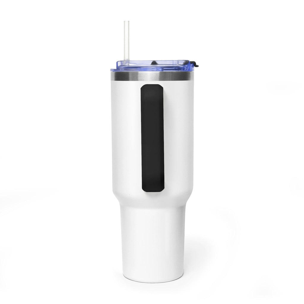 40oz Vacuum Tumbler — "Glow Up Luxe" Women’s Motivational Drinkware