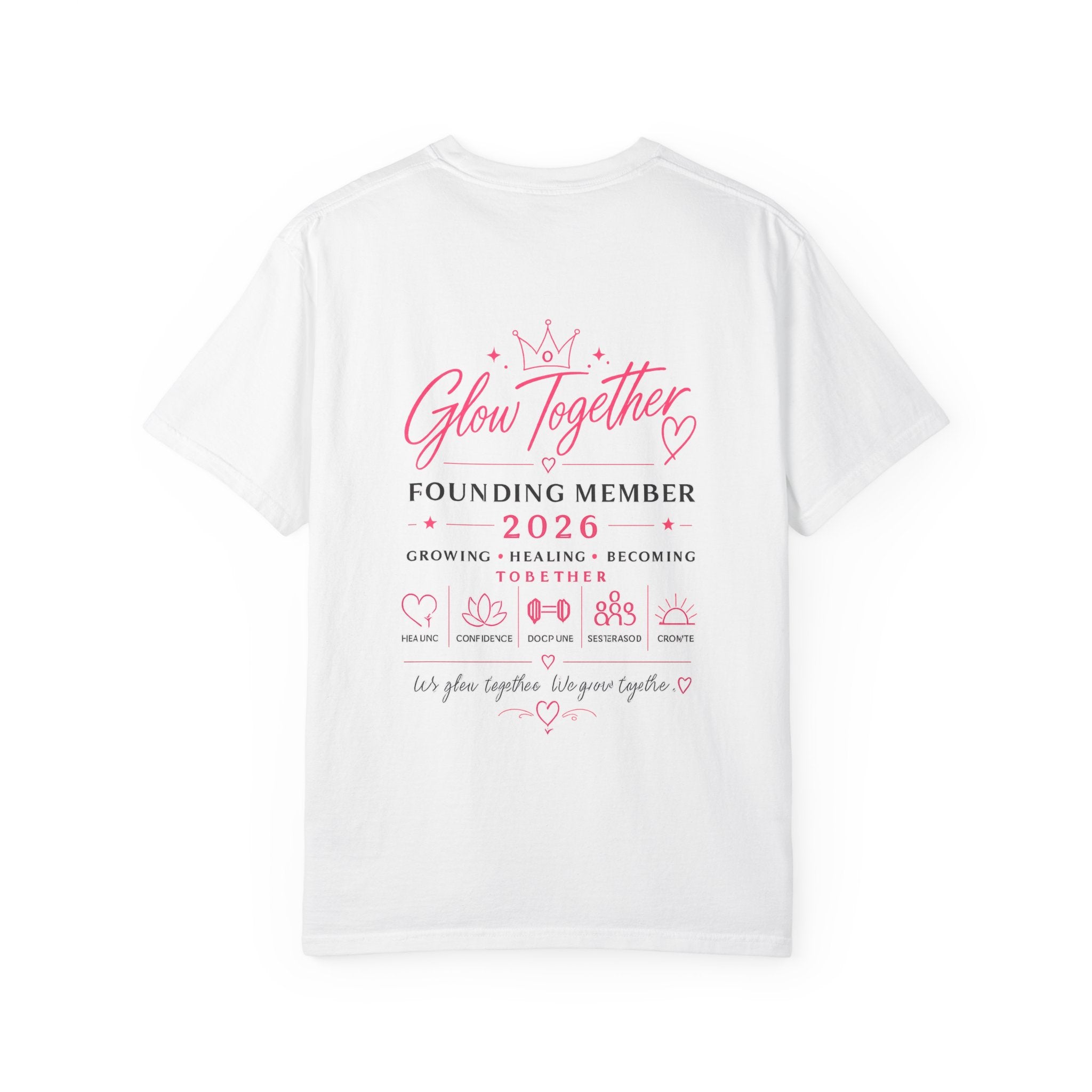 GlowUp Luxe Women Founders t-shirts